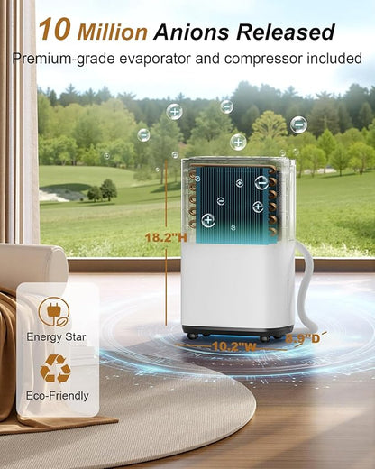 3000 Sq. Ft. Dehumidifier for Basement, 30 Pint Quiet Dehumidifiers for Home - Image 7