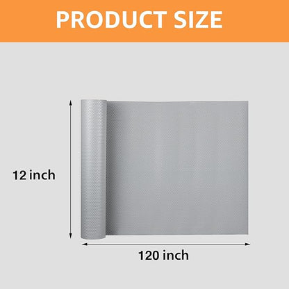 FLPMIX Kitchen Cabinet Shelf Liner: Waterproof Drawer Liner 12"x 120" - Image 8
