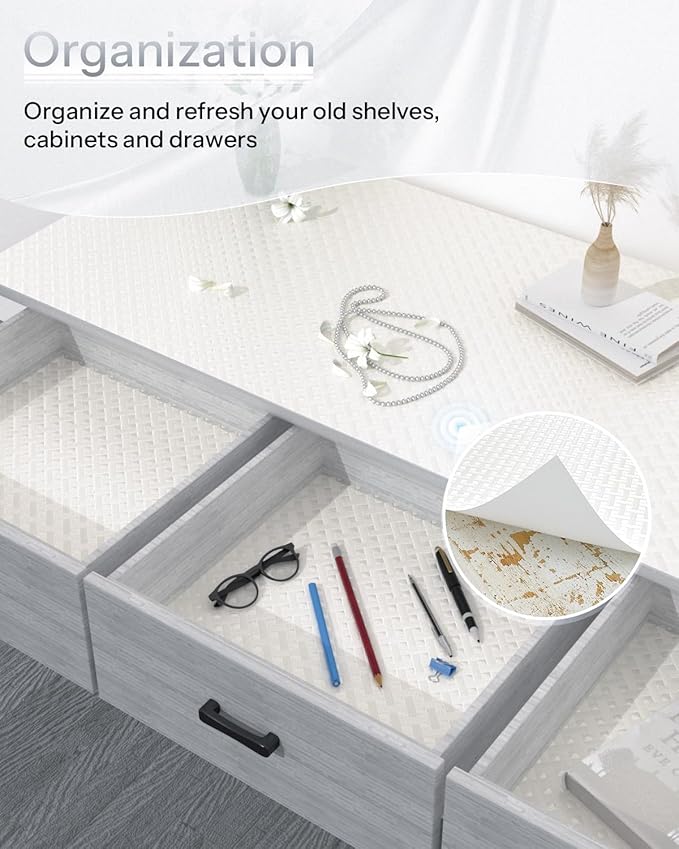 Shelf and Drawer Liner for Kitchen Cabinet, Non-Adhesive 12in x 120in - Image 5