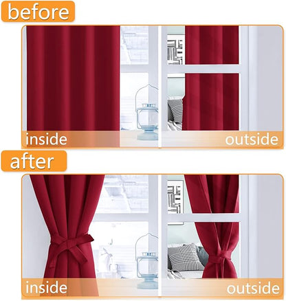Hiasan Blackout Curtains for Bedroom, 52 x 96 Inches Long - Image 5
