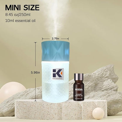 Essential Oil Diffuser, 35 Million Negative Ions Fresh Air, Glass Oil Diffuser - Image 2
