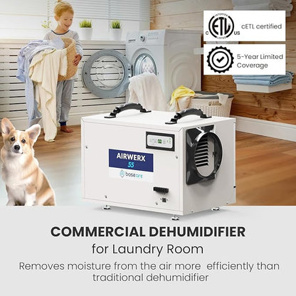 BaseAire Crawlspace Dehumidifier, 113 Pints Commercial Dehumidifiers - Image 2