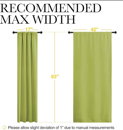 NICETOWN Green Blackout Draperies Curtains - Image 8