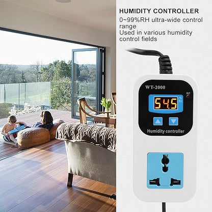 Digital Humidity Controller, 0%~99% RH Humidity Controller Suitable - Image 4
