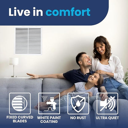 20x20 Inch Air Return Vent Cover Decorative – Premium Aluminum AC Vent Cover - Image 7