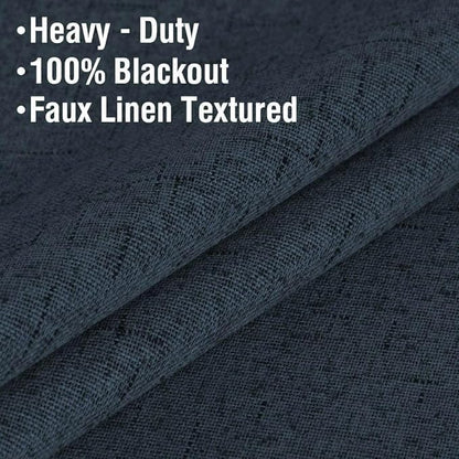 H.VERSAILTEX Primitive Linen Blackout Curtains - Image 5