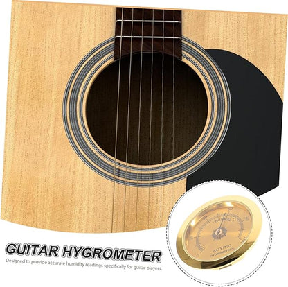 Guitar Humidifiers Acoustic Humidity Gauge Guitar Case Hygrometer Musical - Image 9