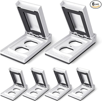 ELEGRP Vertical Outdoor Cover for Duplex Receptacles, Weatherproof Wall Plate by ELEGRP%7CELEGROUP