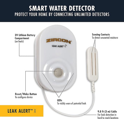 Zircon Leak Alert X – Smart Electronic Water Detector - Image 3