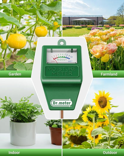 Soil Moisture Meter, 2 Pack Long Probe Soil Tester Hygrometer - Image 7