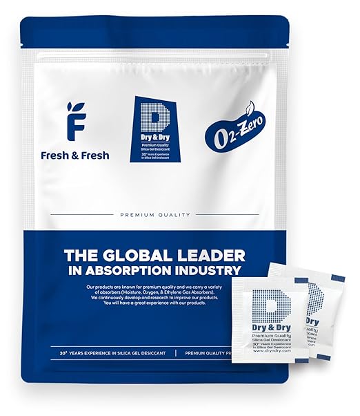 Dry & Dry 1 Gram Silica Gel Packets Desiccants Silica Gel Packs by DryDry