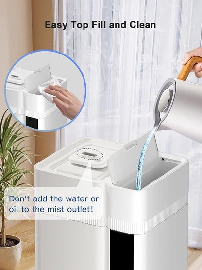 13L/3.4Gal Humidifiers for Bedroom, Ultrasonic Warm & Cool Mist Humidifier - Image 9