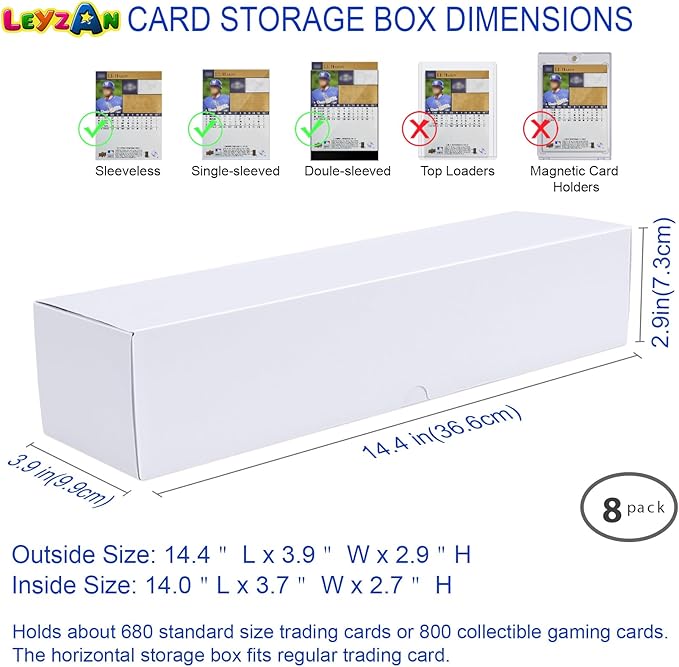 Trading-Card Storage Box, 14.4 INCH Horizontal - Image 6