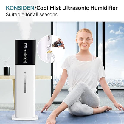 Humidifiers for Home, 8L Water Tank, Essential Oil Diffuser, Top Fill Humidifier - Image 5