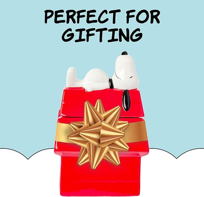Silver Buffalo Peanuts Sculpted Ceramic Cookie Jar Featuring Snoopy and - Image 7