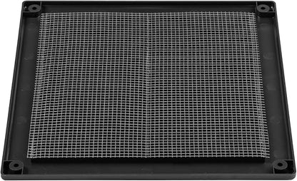 2-Pack 8" x 8" Square Air Vent Cover – Black Plastic Vent Deflector - Image 9