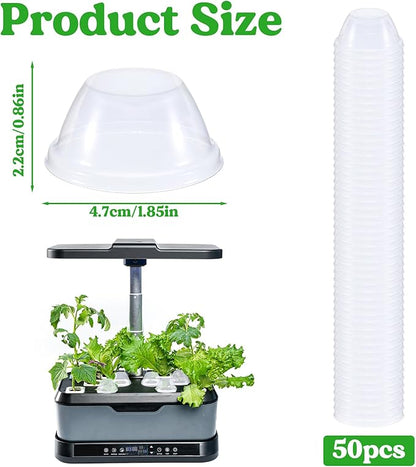 50 Pcs Humidity Domes for Plants Outer Diameter 4.7 cm/1.85 inch Replacement - Image 2