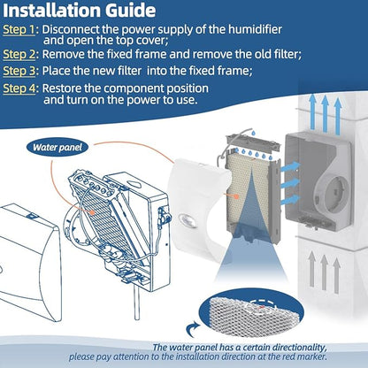 10 Humidifier Filter Water Panel Replacement - Image 6