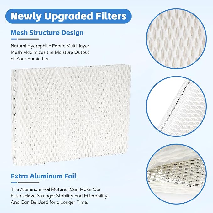 4-Pack MD1-0002 MD1-0001 Replacement Wick/Filters Compatible - Image 4