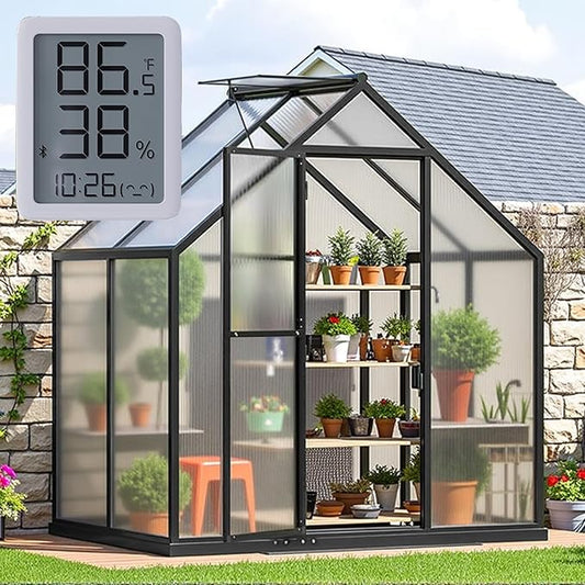 6×4FT Small Greenhouse, Mini Greenhouse by WUKHG
