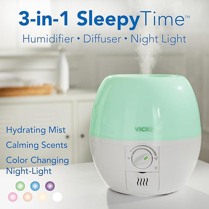 Vicks Humidifier 3-in-1 SleepyTime Cool Mist Humidifier - Image 3