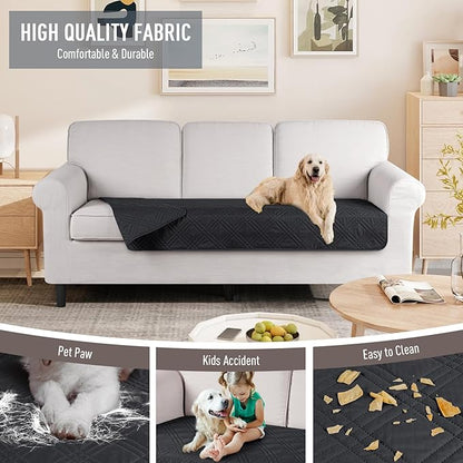 TAOCOCO 100% Waterproof Oversized Sofa Seat Covers Reversible Couch Cover - Image 4