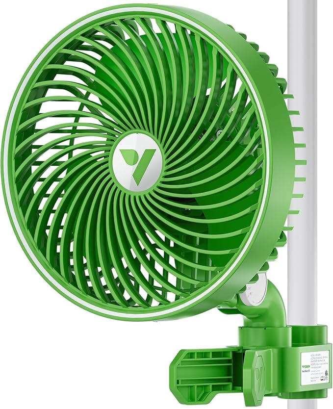 VIVOSUN AeroWave E6 Grow Tent Fan 6”, EC Motor, Smart Wifi Control, US Patented by VIVOSUN