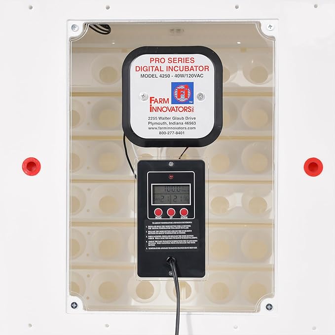 Farm Innovators 41 Egg Digital Circulated Air Incubator w/Auto Turning & - Image 7