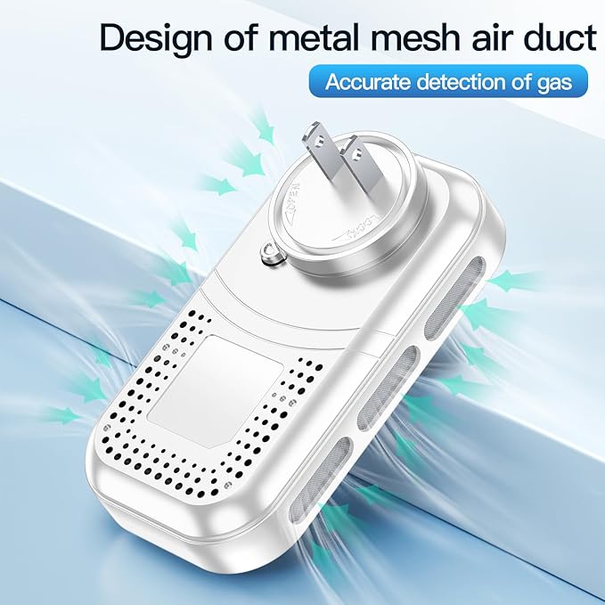 4IN1 Plug in Natural Gas & Carbon Monoxide Detectors Combination Builti-in 2000 - Image 8