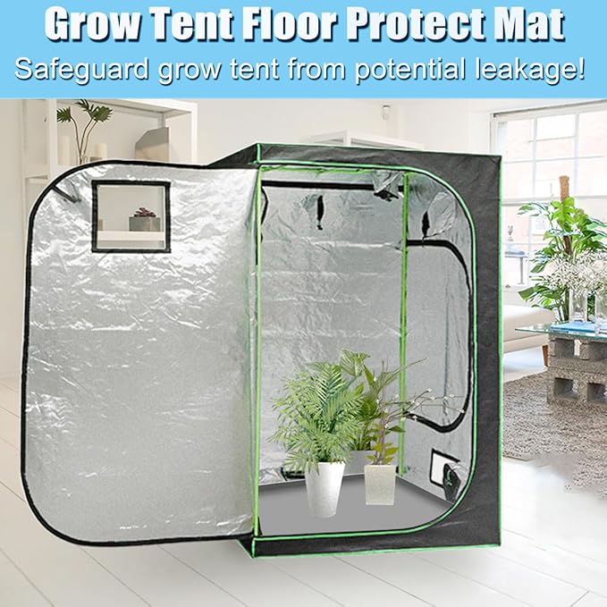 Grow Tent Mat Grow Tents Silicone Drip Pan, Grow Tent Complete System Mat - Image 6