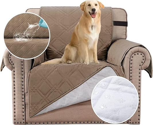 H.VERSAILTEX 100% Waterproof Sofa Slipcover Washable Armchair Cover Non-Slip by HVERSAILTEX