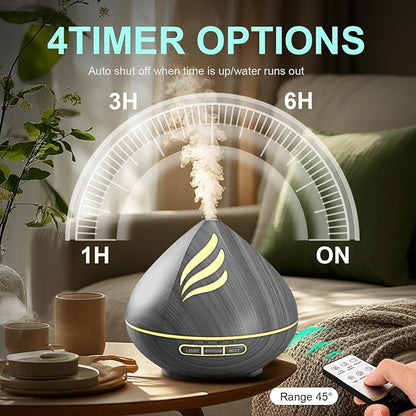 Essential Oil Scent Diffuser: 500ML Aroma Diffuser - Image 2