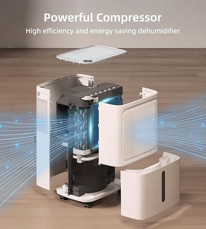 VEAGASO 2500 Sq. Ft Dehumidifier - Image 3