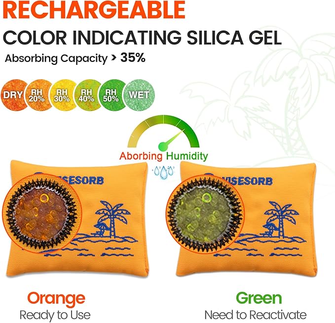 100gx5pcs Rechargeable Desiccant Packs - Image 3