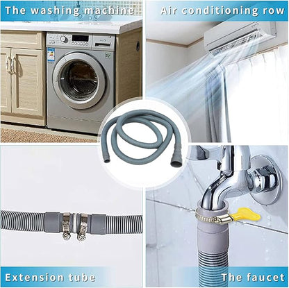 16.4ft Washing Machine Drain Hose, Universal Drain Hose Extension Kit - Image 2