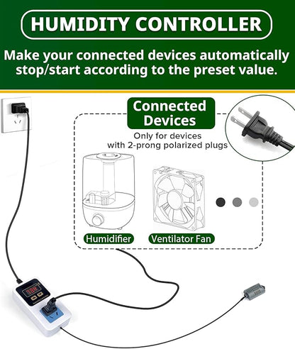 Humidifier Accessories Digital Humidity Controller - Image 3