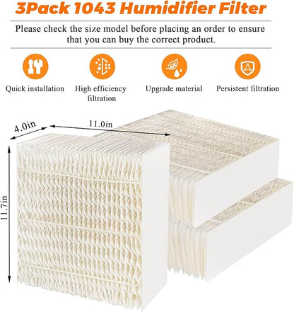 Blutoget 1043 Humidifier Wick Filters 3 Pack Replacement - Image 6