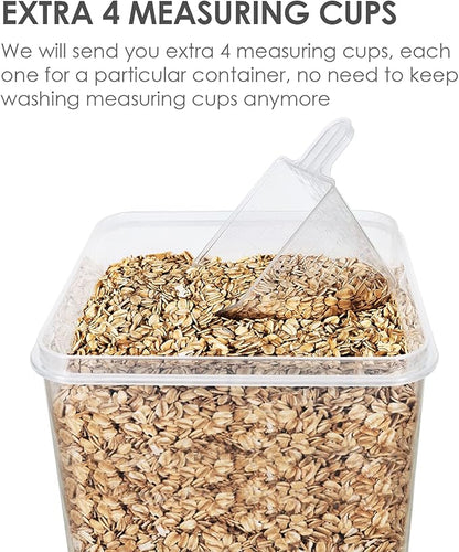 Vtopmart Extra Large Tall Airtight Food Storage Containers, 4 Pieces 5.9qt/6.5L - Image 5