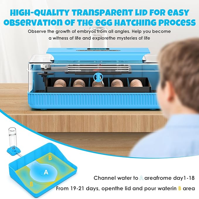 25 Egg Incubator Digital Poultry Hatcher Machine - Image 6