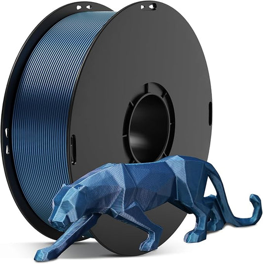 ANYCUBIC Silk Filament, Metal-Like PLA Shiny Clog-Free 3D Printer Filament by ANYCUBIC