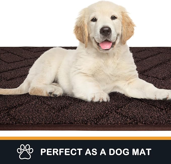 PURRUGS Dirt Trapping Door Mat 24" x 84", Non-Slip Machine Washable Entry Rug - Image 6