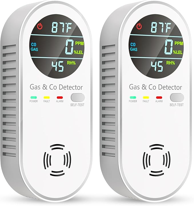 Carbon Monoxide Detectors and Natural Gas Detector, 4-in-1 Carbon Monoxide by VilfeLLC