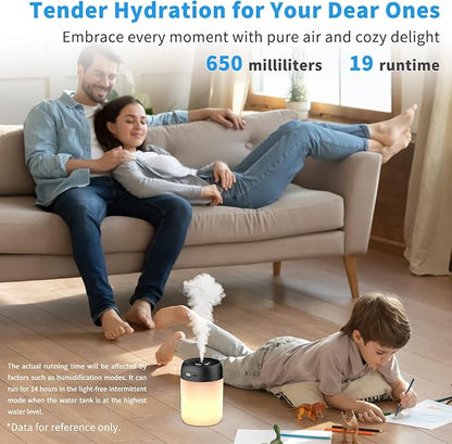 SZO Night Lights Humidifiers For Bedroom, USB Rechargeable, LED Lights For - Image 4