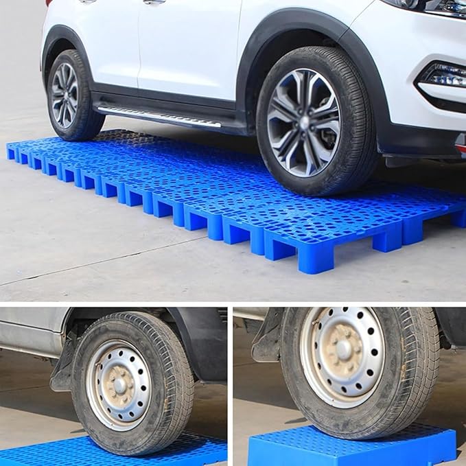LNNW Plastic Pallet, Storage Rack, Waterproof Sturdy Grill, Moisture Barrier - Image 2