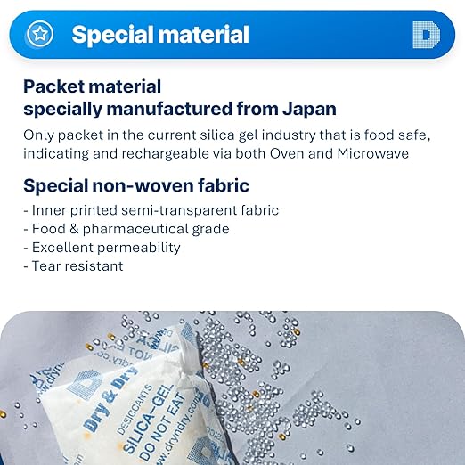 Dry & Dry Orange Indicating Mixed Silica Gel Packets - Image 2