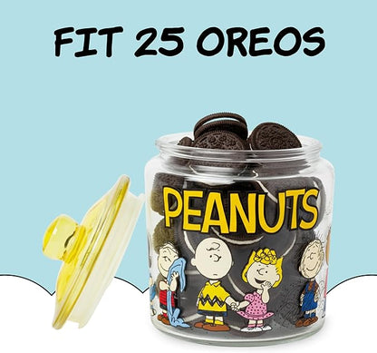 Silver Buffalo Peanuts Squad Featuring Charlie Brown, and Franklin Glass Cookie - Image 3