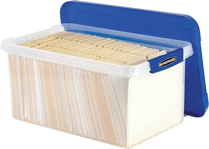 Bankers Box Heavy Duty 20" Plastic Letter File Box - Image 2