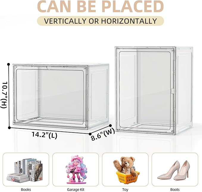 5 Pack Stackable Storage Bins - Image 7