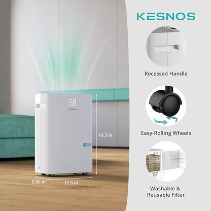Kesnos 4, 500 Sq. Ft. Energy Star Dehumidifier - Image 7