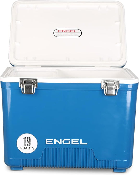 Engel 19qt Leak-Proof, Air Tight, Drybox Cooler and Small Hard Shell Lunchbox by ENGEL